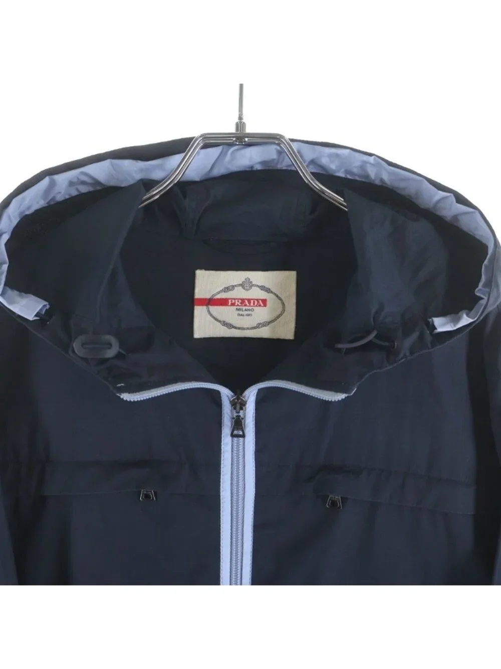 Prada Sport Nylon Light Jacket Navy 46